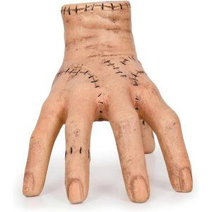 Wednesday Addams Family Thing Hand Scary Realistic Fake Hand Gothic Prop Spooky